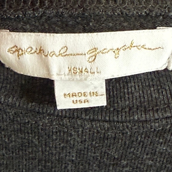 Spiritual Gangster Sweatshirt Rainbow XS Charcoal Excellent Graphic Pullover - Picture 4 of 9